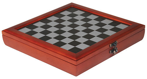 Chess board (2 part - box and lid) by mattsimus