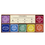 SEVEN CHAKRA SYMBOL CANDLES (6/12) C/12