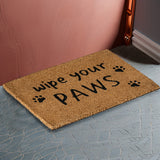 WIPE YOUR PAWS DOORMAT C/10