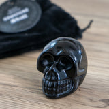 HAL- BLACK OBSIDIAN SKULL GEMSTONE C/80