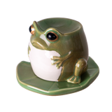 FROG ON LILY PAD OIL BURNER