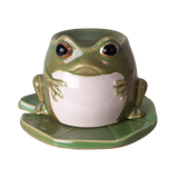 FROG ON LILY PAD OIL BURNER