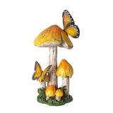 MUSHROOMS W/BUTTERFLIES C/4