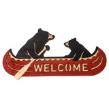 BEAR BOATING WELCOME PLAQUE C/6