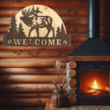 ELK WELCOME PLAQUE C/8