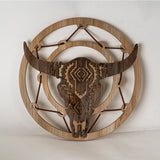 COW SKULL CATCHER PLAQUE C/8