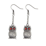 DISC-OWL EARRINGS C/60