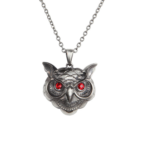 DISC-OWL NECKLACE C/60