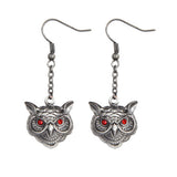 DISC-OWL EARRINGS C/60