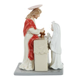 JESUS W/ COMMUNION GIRL C/18