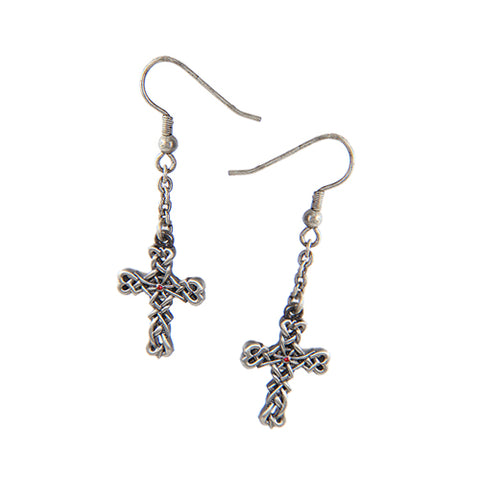 CELTIC CROSS EARRINGS C/60