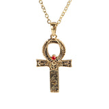 SCARAB CROSS NECKLACE C/60