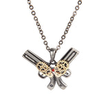 STEAMPUNK PISTOL NECKLACE180