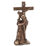 ST. FRANCIS W/CHRIST ON CRUCIFIX C/6