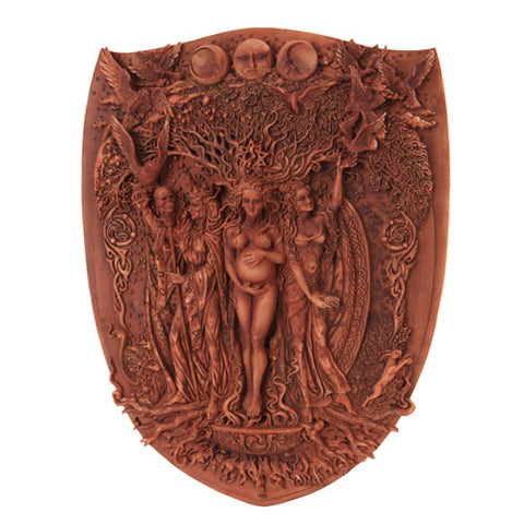 TRIPLE GODDESS MOTHER, MAIDEN, CRONE PLAQUE C/6