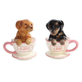 DACHSHUND TEA CUP S & P C/48