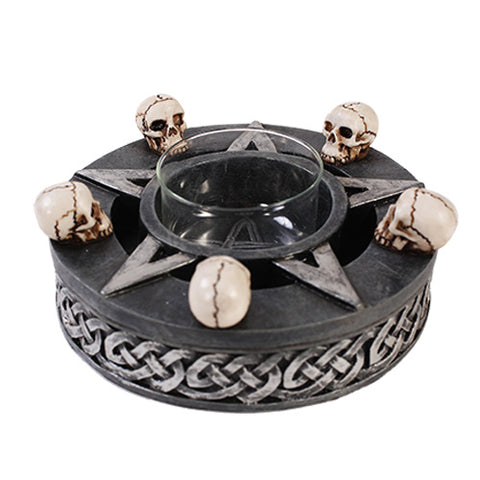 Pentagram Skull Ashtray