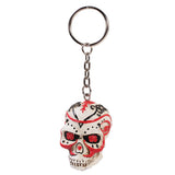 D.O.D SKULL KEY CHAIN WHITE C/288