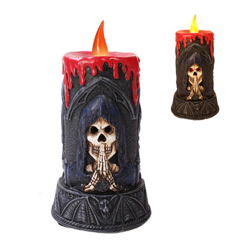 GRIM REAPER LED CANDLE C/24