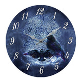 CELTIC RAVEN CLOCK C/12