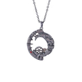 DISC-STEAMPUNK NECKLACE C/60