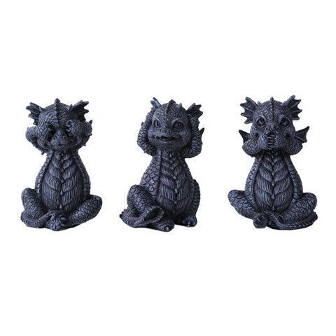 NO EVIL DRAGONS SET OF 3 C/24