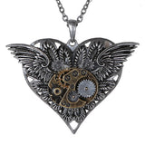 STEAMPUNK HEART NECKLACE C/60