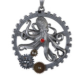 STEAMPUNK OCTOPUS NECKLACE