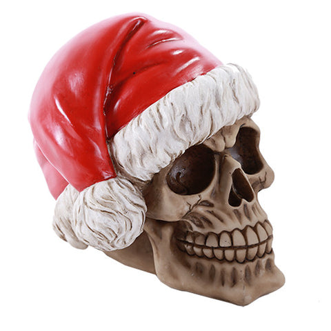 Santa Skull Money Bank