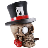 POKER SKULL HAT C/24