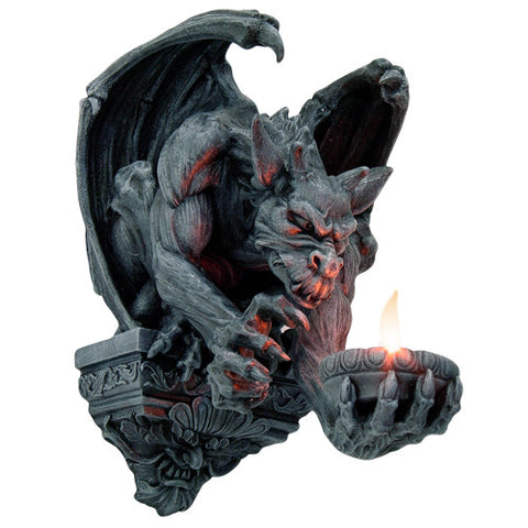 GARGOYLE WALL CANDLEHOLDER, C/1