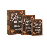 DISC-GOOD BOOK BOX SET OF 3 C/8