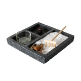 DISC-SQUARE ZEN GARDEN SET/36