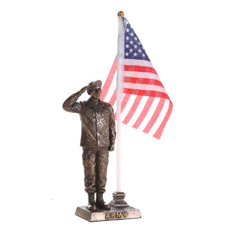 ARMY SALUTE FIGURINE C/24