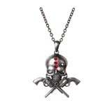 DISC-SKULL GUNSLINGER NECKLACE C/60