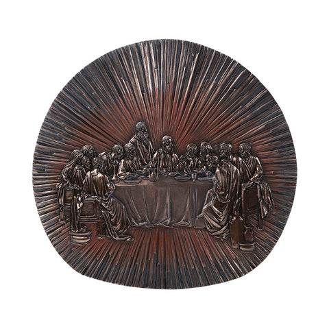 DISC-LAST SUPPER WALL PLAQUE C/6