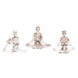 YOGA SKULLS SET OF 3 C/12