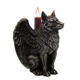 WOLF GARGOYLE CANDLEHOLDER C/18