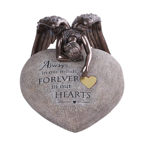 WEEPING ANGEL HEART URN C/1