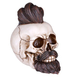 SKULL W/ HAIR AND BEARD C/18