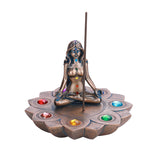 YOGA CHAKRA INCENSE BURNER C/24