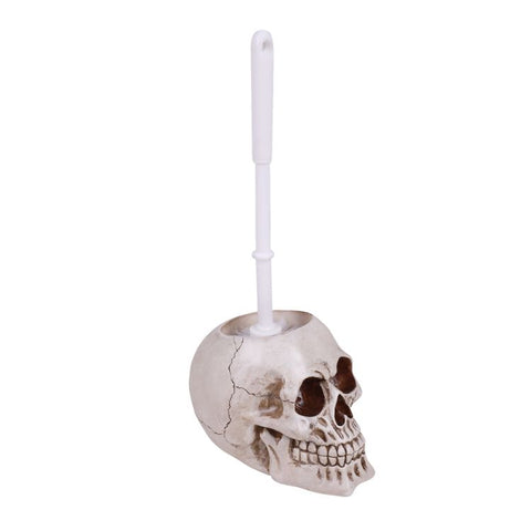 SKULL TOLIET BRUSH HOLDER C/12