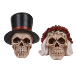 BRIDE GROOM SKULL SET C/12