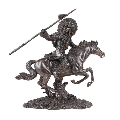 INDIAN RIDING HORSE  WITH SPEAR C/4