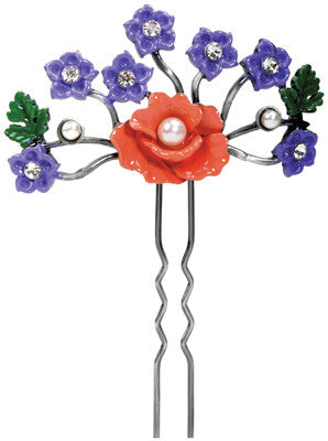 POPPY HAIR PIN, C/60