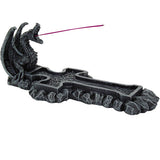 Celtic Cross Dragon Incense Burner