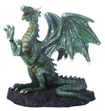 GREEN DRAGON ON ROCK, C/12