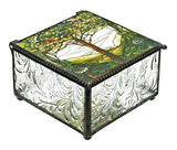 TIFFANY - TREE OF LIFE GLASS BOX C/36