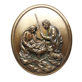 DISC-NATIVITY PLAQUE BZ C/12