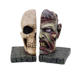 Zombie Skull Bookend